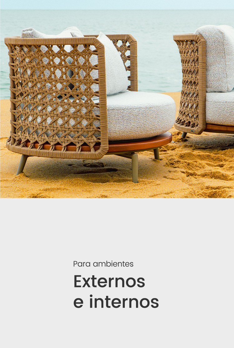 Móveis Maná para embientes internos e externos